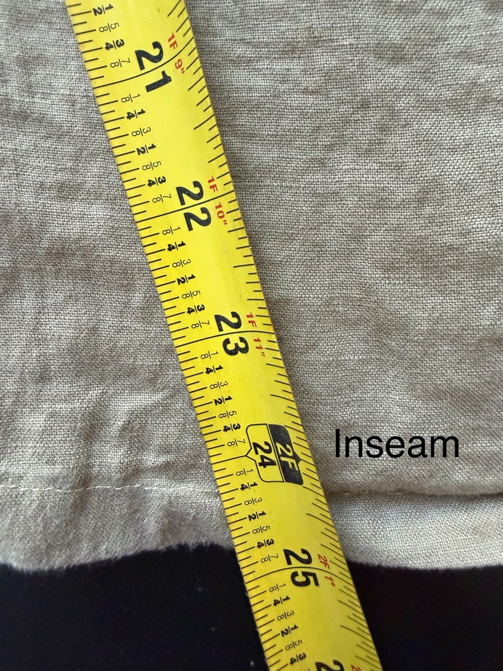 Eileen Fisher Organic Linen Wide Leg Pants Size Small Neutral Tan - Picture 7 of 10